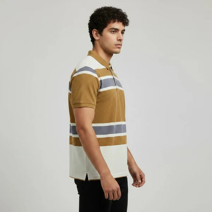 MEN'S   STRIPER   POLO   SHIRT