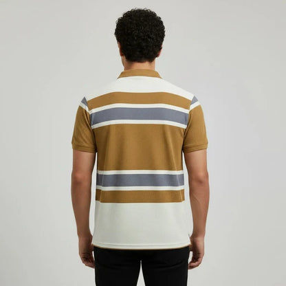 MEN'S   STRIPER   POLO   SHIRT
